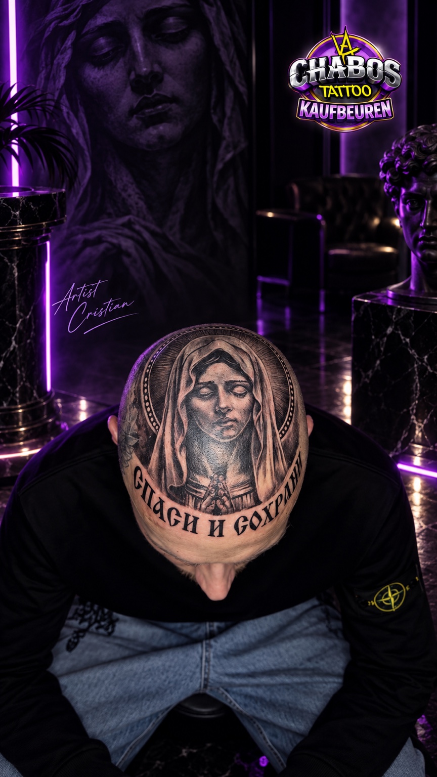 Großflächiges Realism-Projekt von Artist Cristian