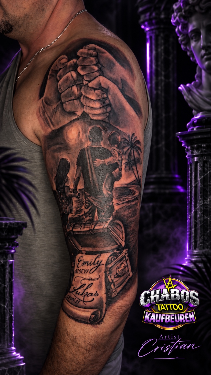 Realism-Tattoo von Artist Cristian